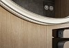 Зеркало настенное с подсветкой в ванную круглое Teymi Lina Romantic Black D80 LED сенсор антипар T20134 T20134 № 10