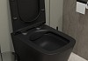 Комплект 3 в 1 инсталляция Grohe Rapid SL + Унитаз подвесной Teymi Helmi S Black + кнопка хром F18273 № 9