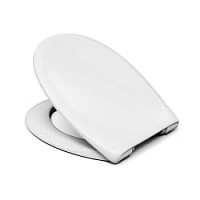 Превью фото Сиденье Haro Корадо, с микролифтом, быстросъемное, дюропласт, белое № 1