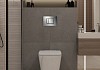 Комплект 3 в 1 инсталляция Grohe Rapid SL + Унитаз подвесной Teymi Helmi Pro Vortex + кнопка хром F17133 № 18