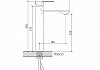 Смеситель для раковины высокий черный матовый Teymi Ellie T10210 № 11