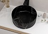 Раковина для ванной круглая накладная Teymi Lina D35 цвет мрамор черный матовый T50183 № 5