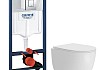 Комплект 3 в 1 инсталляция Grohe Rapid SL + Унитаз подвесной Teymi Lori Vortex 3 пок + кнопка хром F18111 № 24