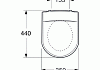Сиденье для унитаза Gustavsberg Logic микролифт, черное 9M11S136 № 2