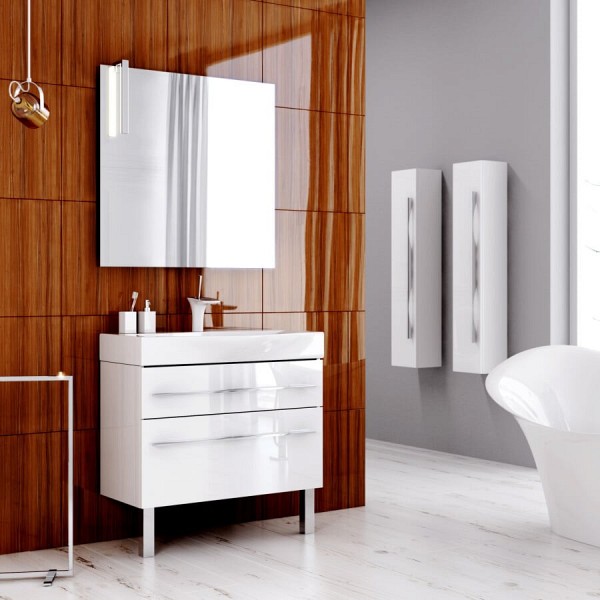 Комплект мебели для ванной Aqwella 5 stars Milan 80 напольная, с ящиками