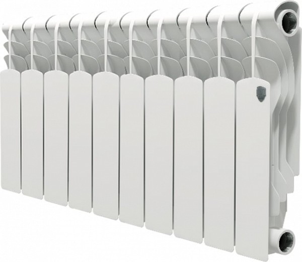 Радиатор биметаллический Royal Thermo Revolution Bimetall 350 10 секций для системы отопления дома, офиса, дачи и квартиры