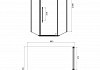 Душевое ограждение Ambassador Ritz 100x100x200 112011203 № 8