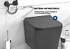 Комплект 3 в 1 инсталляция Grohe Rapid SL + Унитаз подвесной Teymi Helmi Pro Vortex Black + кнопка хром F18120 № 10