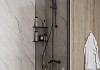 Шторка на ванну Teymi Anni S 1400х800, тонированное стекло, профиль черный матовый T00278 № 4