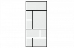 Превью фото Душевая перегородка BRAVAT BLACK LINE BG090.6414B № 1