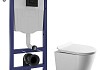 Комплект инсталляция Teymi Rapid SL с кнопкой GROHE черная + унитаз ТОРНАДО Solli Pro Vortex F17617 № 20