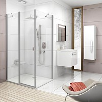 Превью фото Душевой уголок Ravak CRV2-110+CPS Transparent, профиль сатин № 1