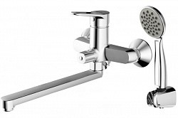 Превью фото Смеситель Bravat Eco-D F693158C-LB универсальный № 1