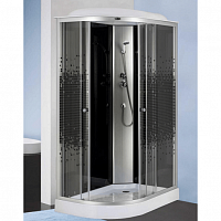 Превью фото Душевая кабина Niagara Eco NG-4512-08L BLACK № 1