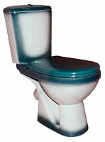 Превью фото Унитаз-компакт Rosa Комфорт зелёный Вн УнЗ09 № 1