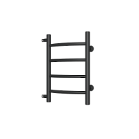 Превью фото Полотенцесушитель водяной Маргроид Лина П4 40х60, боковое подключение 50 черный матовый 4690569190081 № 1