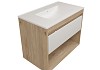 Фасад для тумбы в ванную 80 см Teymi Vitra цвет белый T60414 T60414 № 2