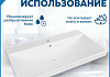 Раковина для ванной мебельная на тумбу Teymi Helga 80 белая T51011 № 8
