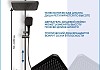 Душевая система с тропическим душем и смесителем Teymi Lori Forte графит T10237 № 13