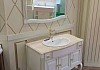 Комплект мебели для ванной Opadiris Лаура белая с патиной  № 3