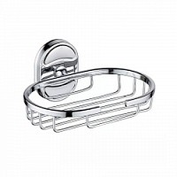 Превью фото Мыльница решетка настенная Potato, металл, хром P2902-2 № 1