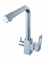 Превью фото Смеситель для кухни Diadonna D80-444104 с краном для фильтрованной воды, картридж 35 мм, хром, крепление гайка № 1