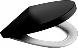 Превью фото Крышка-сиденье Roca Victoria Nord Black Edition ZRU9302627 с микролифтом, петли хром № 1