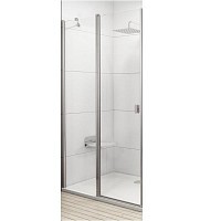 Превью фото Душевая дверь Ravak Chrome CRV2-100 блестящий+прозрачное 1QVA0C00Z1 № 1