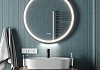 Зеркало настенное с подсветкой в ванную круглое Teymi Lina Supernova Black D80 LED сенсор антипар T20124 T20124 № 19