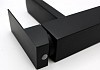 Смеситель для раковины высокий черный матовый Teymi Helmi Pro T10212 № 12