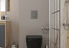 Комплект инсталляция Teymi Rapid SL с кнопкой GROHE оружейная сталь + унитаз Lina S Black F17488 № 16