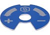SMB 6801 000610 STOUT Синий-красный диск для коллекторов распределительных № 4