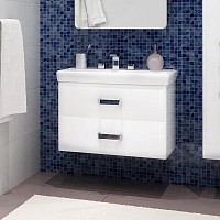 Превью фото Тумба с раковиной Акватон Америна 70 белая № 1