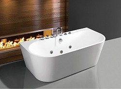 Превью фото Акриловая ванна Grossman GR-17075-2317080 с гидромассажем 80x170x60 № 1