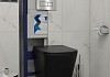 Инсталляция с унитазом комплект 5 в 1 Teymi унитаз подвесной безободковый Helmi Pro Vortex Black черный матовый кнопка нержавеющая сталь F16379 № 5