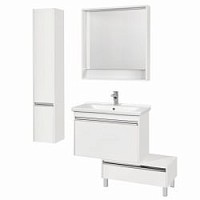 Превью фото Мебель для ванной Акватон Капри 80 белый № 1