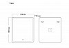 Зеркало Grossman Leo 70x80 LED с сенсорным выкл.,гравировкой и подогревом 167080 167080 № 4