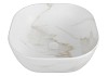 Раковина для ванной накладная Teymi Solli 41 artceramic цвет мрамор белый матовый T50382 № 8