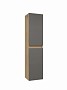 Двери ПВХ 2 шт цвет графит для пенала Teymi Ritta 35х150 T60548