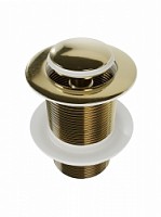 Превью фото Донный клапан для раковины без перелива Teymi Ritta золото глянцевый T140228 № 1