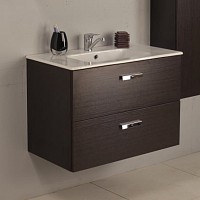 Превью фото Тумба с раковиной Roca Victoria Nord 80 венге № 1