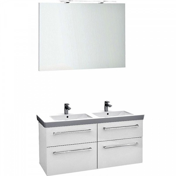 Комплект мебели для ванной 2DAY2 130 белый глянец A97900E4+7175D001