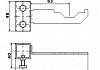 Кронштейн Axis 2.1 универсальный усиленный белый для чугунных радиаторов  , купить батареи в Москве № 2