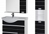 Комплект мебели для ванной Aquanet Доминика 90 черная L 176649 176649 № 11