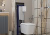 Комплект инсталляция Teymi Rapid SL с кнопкой GROHE белая унитаз подвесной безободковый Helmi Pro F17865 № 14