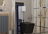 Комплект инсталляция Teymi Rapid SL с кнопкой GROHE белая унитаз ТОРНАДО подвесной безободковый Helmi Pro Vortex Black F17877 № 15