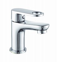 Превью фото Смеситель на раковину Diadonna D80-110132 одноручковый с поворотным изливом, картридж 25 мм, хром, крепление шпилька № 1