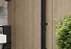 Полотенцесушитель электрический Маргроид Хелми Inaro 2 секции профильный, 120х9, таймер, скрытый монтаж, правое подкл, черный матовый 4690569129494 № 5