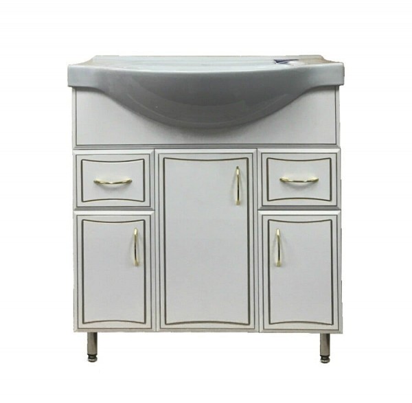 Тумба с раковиной Loranto CORALL GOLD 80 (800x850x330) Erica 80