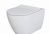 Унитаз подвесной Queen 113T20101R 570x360x400 БЕЛЫЙ матовый безободковый с тонкой крышкой